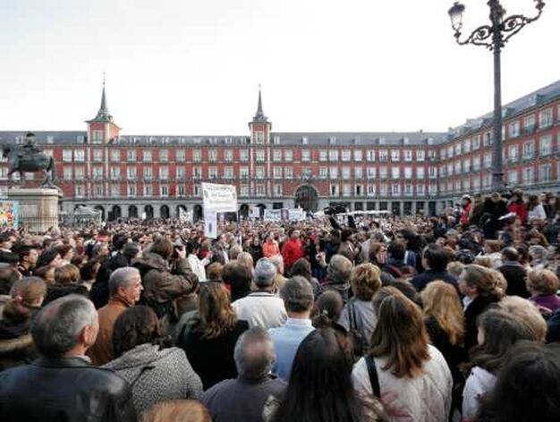Imagen de la Plaza Mayor de Madrid.

Foto: Juan Carlos V&aacute;zquez / Alberto Morales