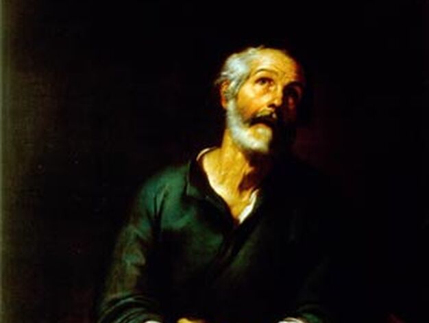 'San Pedro en l&aacute;grimas'. &Oacute;leo sobre lienzo. 148x104 cm. Museo de Bellas Artes de Bilbao.