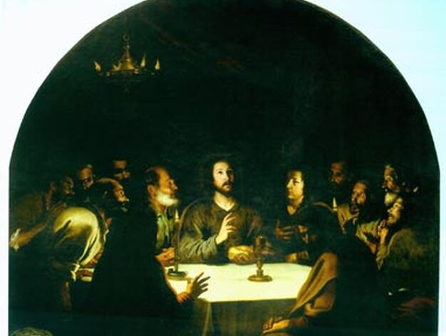 'La Santa Cena'. &Oacute;leo sobre lienzo. 310x276 cm. Iglesia de Santa Mar&iacute;a la Blanca, Sevilla.