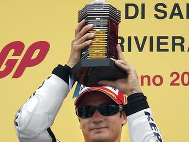 Dani Pedrosa, vencedor en el Gran Premio de San Marino.

Foto: Reuters