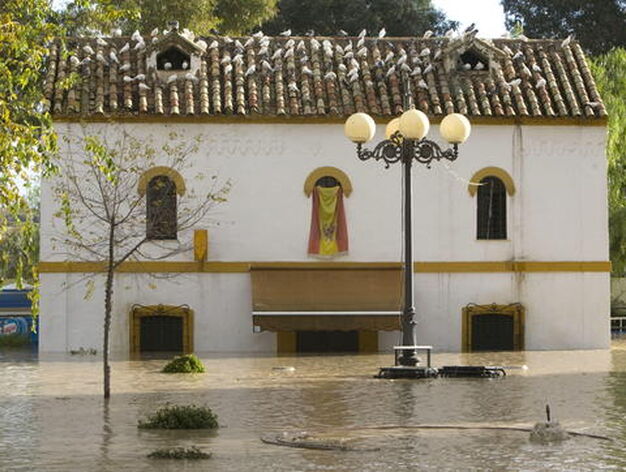 Las lluvias provocan la inundaci&oacute;n del casco hist&oacute;rico de &Eacute;cija.

Foto: Juan Ferreras (EFE)