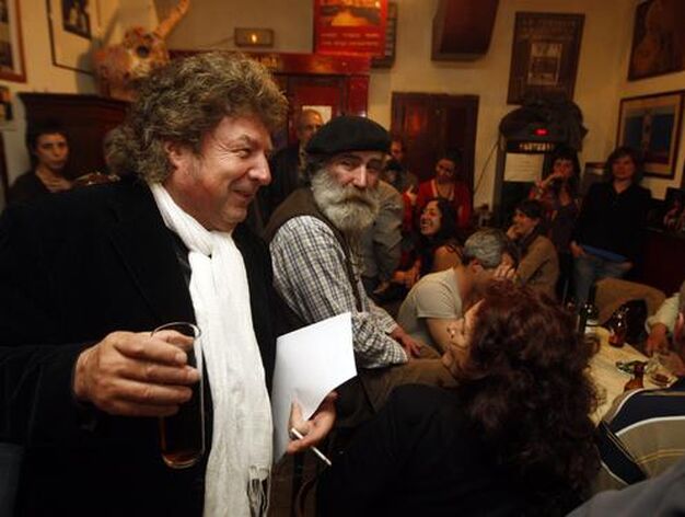 En el bar granadino La Tertulia, en 2010. / Pepe Villoslada