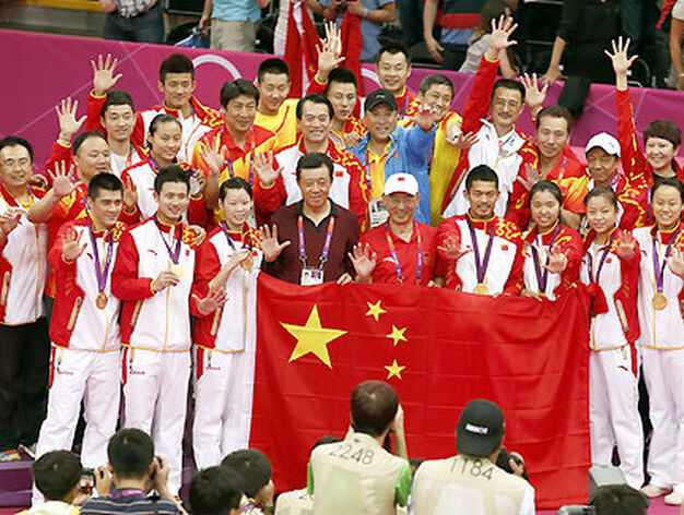 China se lleva todas las medallas de oro en b&aacute;dminton