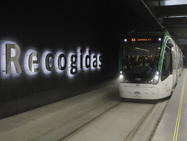 Las imágenes del Metro de Granada en pruebas