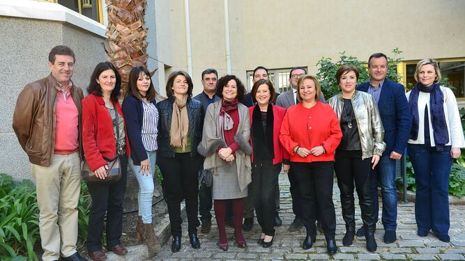 La consejera, ayer en Granada por el Día Mundial del Trabajo Social.
