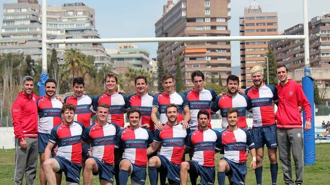 El equipo de Rugby 7 masculino.