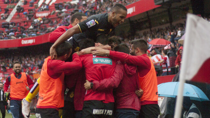 El gol fantasma de Mitrovic que valió la salvación en Valladolid hace tres años.