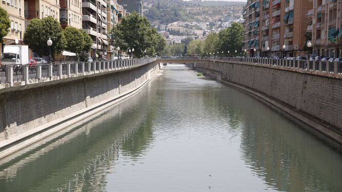 El río Genil, a su paso por la capital.