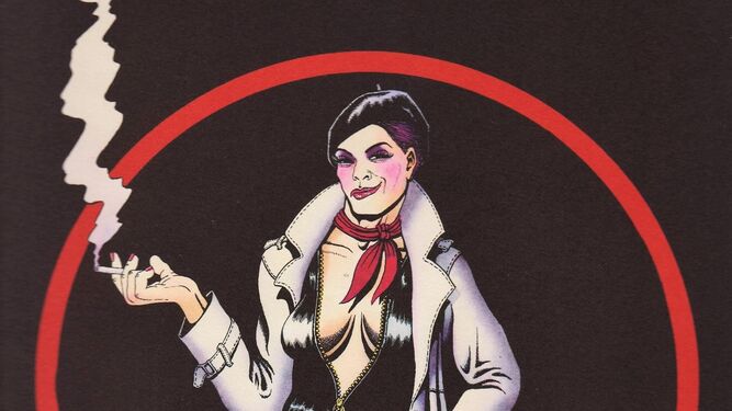 El detective transexual Anarcoma, uno de los personajes más icónicos del 'underground' español.