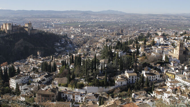 Vista de la ciudad desde el Mirador de San Miguel Alto.