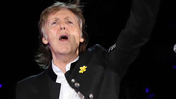 Paul McCartney (Liverpool, 1942), en un reciente concierto celebrado en Perth (Australia).