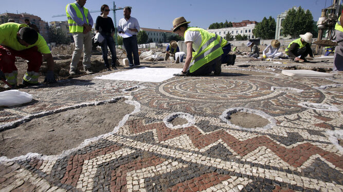Los mosaicos de los Mondragones, en 2013.