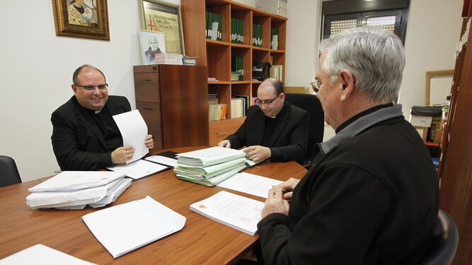 Sesión de trabajo del tribunal eclesiástico de Almería