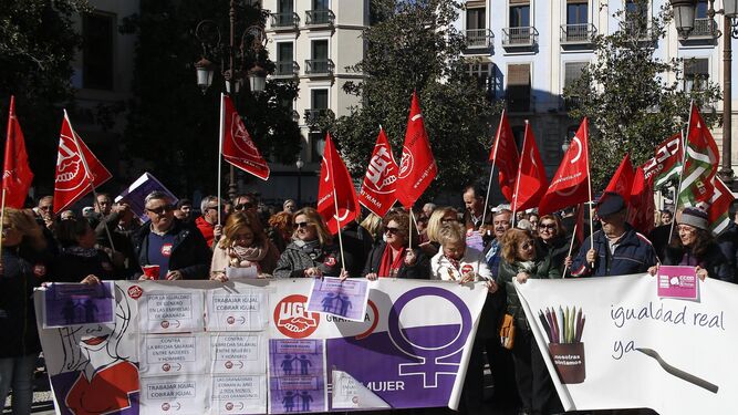 La Plaza del Carmen: epicentro de las protestas en defensa de la igualdad