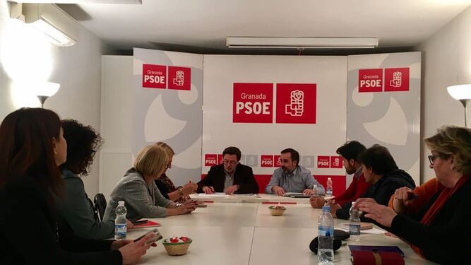 Mesa informativa del PSOE.