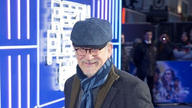 Spielberg, en el estreno de 'Ready Player One' en Londres.