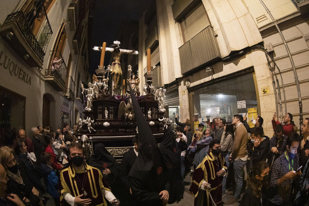 Fotos del Cristo de San Agust&iacute;n en el Lunes Santo de la Semana Santa de Granada