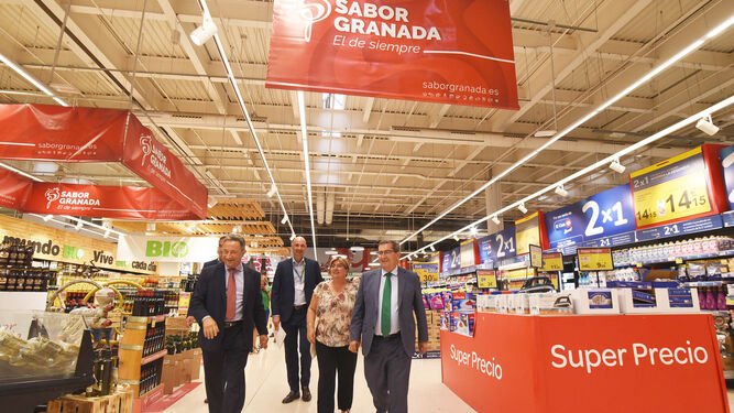 La Diputación promociona los productos de Sabor Granada en los supermercados de la provincia
