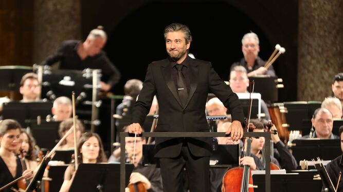 La Orquesta Nacional de España dirigida por David Afkham.