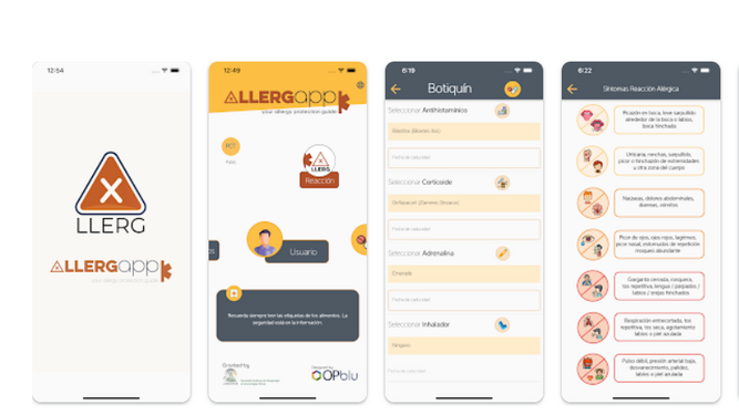 La app 'AllergApp'.