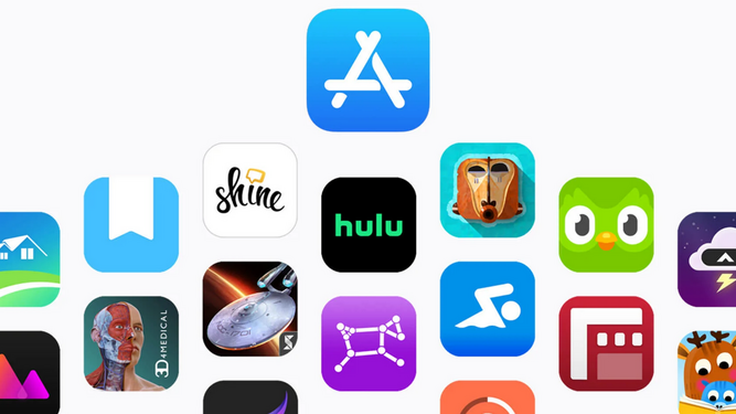La App Store de Apple.