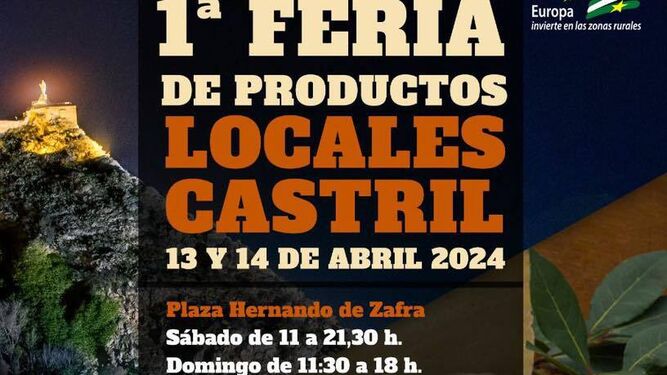 Cartel de la primera Feria de Productos Locales de Castril.