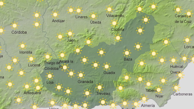Tiempo Granada | Un fin de semana con temperaturas al alza