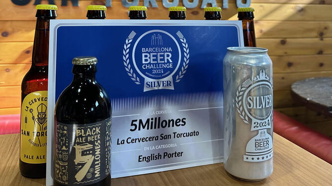 'Cinco millones', la cerveza del Geoparque galardonada en la Barcelona Beer Challenge