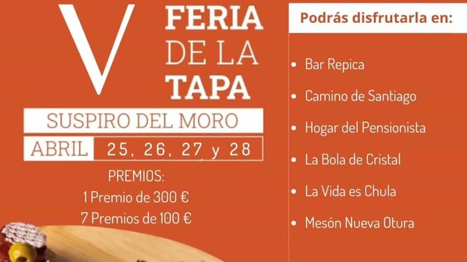 La Feria de la tapa de Otura: mil euros en premios y gastronomía de altura