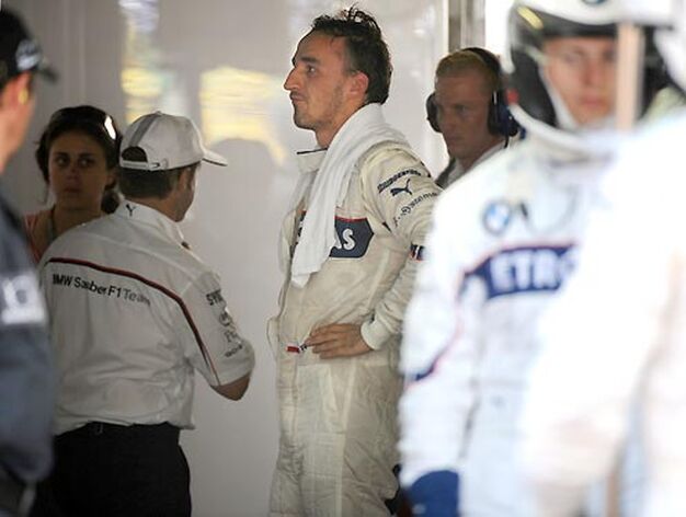Robert Kubica (BMW Sauber) no pudo terminar la carrera.

Foto: AFP Photo / Reuters / EFE