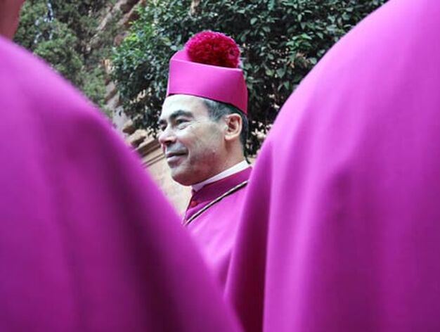 El obispo, Jes&uacute;s E. Catal&aacute; Iba&ntilde;ez.

Foto: Migue Fernandez / Alvaro Cabrera