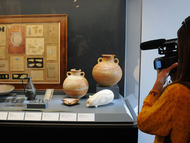 Vasijas y utensilios de la &eacute;poca tart&eacute;sica presentes en la muestra.

Foto: Juan Carlos V&aacute;zquez