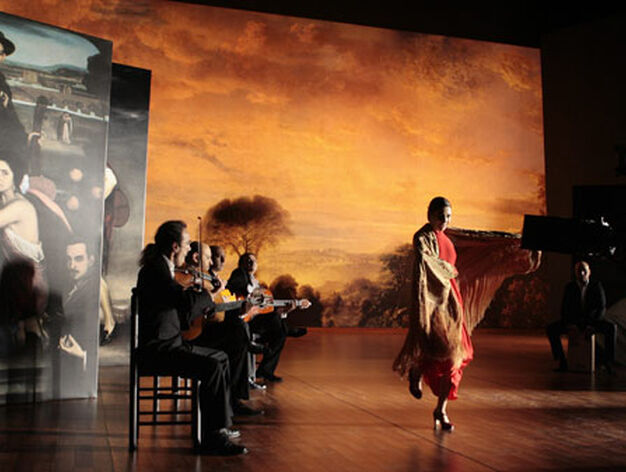 La bailaora gaditana Sara Baras durante la grabaci&oacute;n del documental cinematogr&aacute;fico 'Flamenco, Flamenco'.

Foto: Juan Carlos Mu&ntilde;oz/GPD
