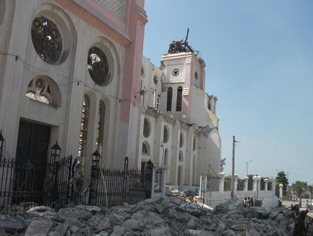 Estado en que ha quedado la Catedral de Hait&iacute;. / Jos&eacute; Vallejo