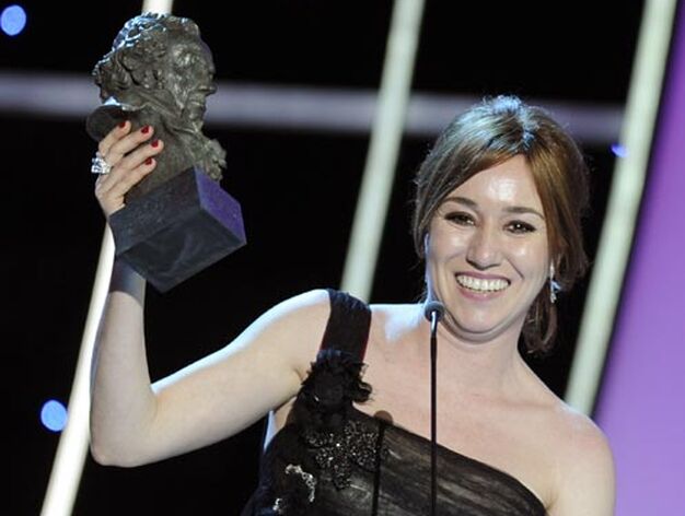 Lola Due&ntilde;as recibe el Goya a la mejor actriz por 'Yo tambi&eacute;n'. / AFP Photo