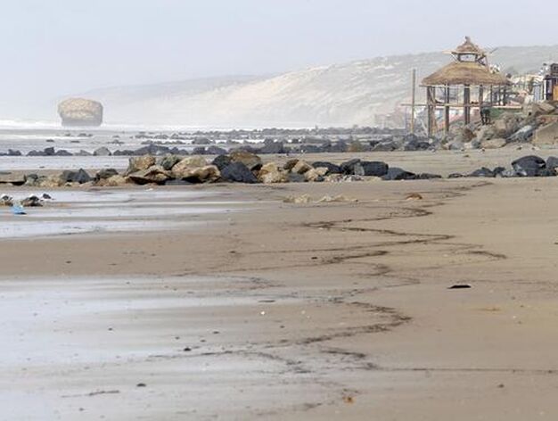 Estado de la playa de Matalasca&ntilde;as.

Foto: Bego&ntilde;a Mora
