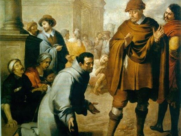 'San Salvador de Horta y el inquisidor de Arag&oacute;n'. &Oacute;leo sobre lienzo. 178x190 cm. Mus&eacute;e Bonnat, Bayona.