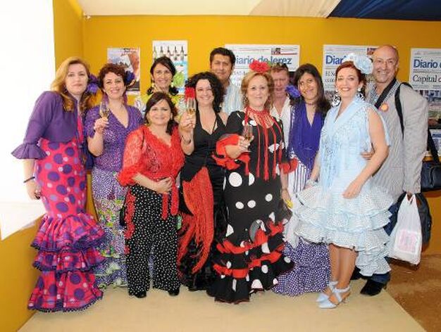 Miembros de la delegaci&oacute;n de Participaci&oacute;n ciudadana del Ayuntamiento de Jerez

Foto: Vanesa Lobo
