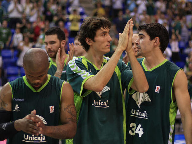 Unicaja cae eliminado de los play-off de la ACB en semifinales ante el Barcelona. / Sergio Camacho