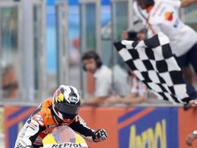 Dani Pedrosa, vencedor en el Gran Premio de San Marino.

Foto: Reuters