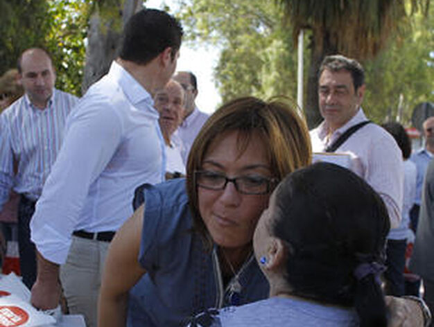 Mar&iacute;a G&aacute;mez, candidata del PSOE a la Alcald&iacute;a de M&aacute;laga en Martiricos

Foto: Sergio Camacho