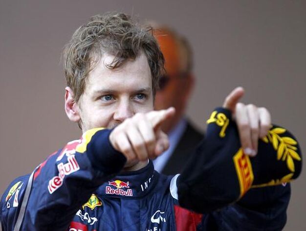 Sebastian Vettel, ganador del Gran Premio de M&oacute;naco.

Foto: EFE