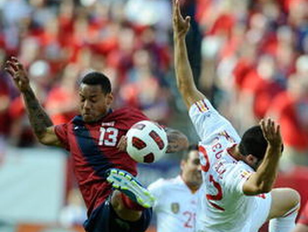 Espa&ntilde;a golea a Estados Unidos en un partido amistoso (0-4). / EFE