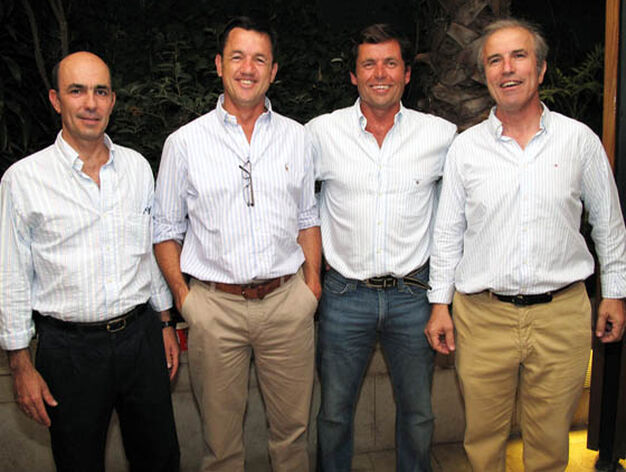 Ignacio Loring, Carlos P&eacute;rez, Juan Ternero y Ram&oacute;n Garc&iacute;a Alvear.

Foto: Victoria Ram&iacute;rez