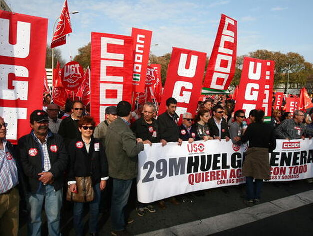 Las im&aacute;genes de la huelga general en Huelva