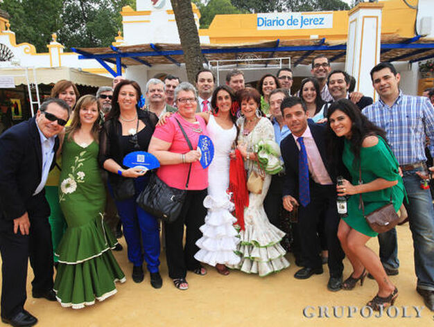 Trabajadores de la delegaci&oacute;n de Jerez de Mapfre.

Foto: Vanesa Lobo