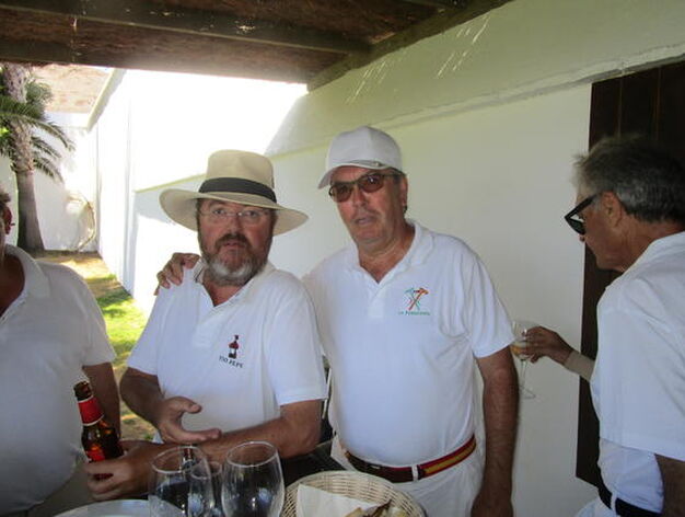 Dos grandes aficionados al croquet, Willy Rebuelta y Domingo Renedo

Foto: Ignacio Casas de Ciria