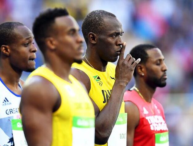 Bolt se estrena en los 100 metros.

Foto: EFE