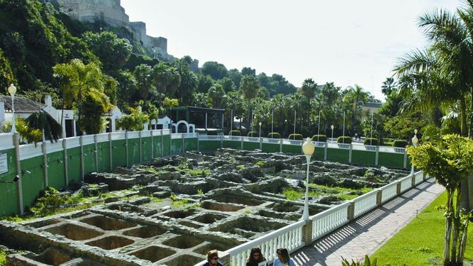 Imagen del parque botánico-arqueológico El Majuelo de Almuñécar.