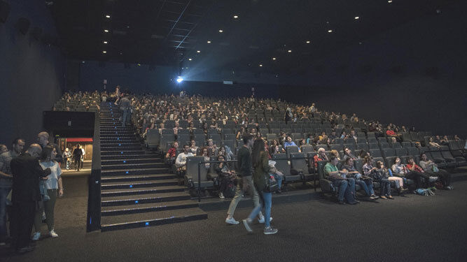 Aspecto de una sala durante la última edición de la Fiesta del Cine.